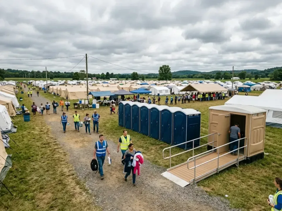 disaster-relief-camp-restrooms-010 — frequently asked questions, Dumpster & Portable Bathrooms Rental in Belmont, VA